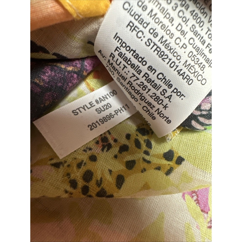 J.Crew Classic Popover Ratti‎ Safari Print Yellow Voile Cotton Shirt Sz 14 NWOT - Picture 7 of 9